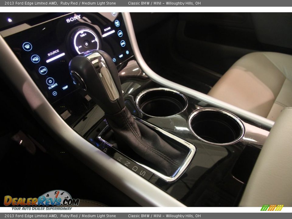 2013 Ford Edge Limited AWD Ruby Red / Medium Light Stone Photo #12
