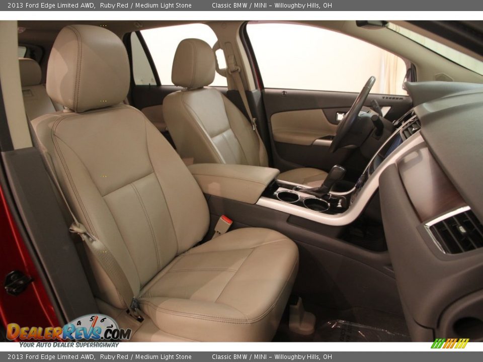 2013 Ford Edge Limited AWD Ruby Red / Medium Light Stone Photo #13