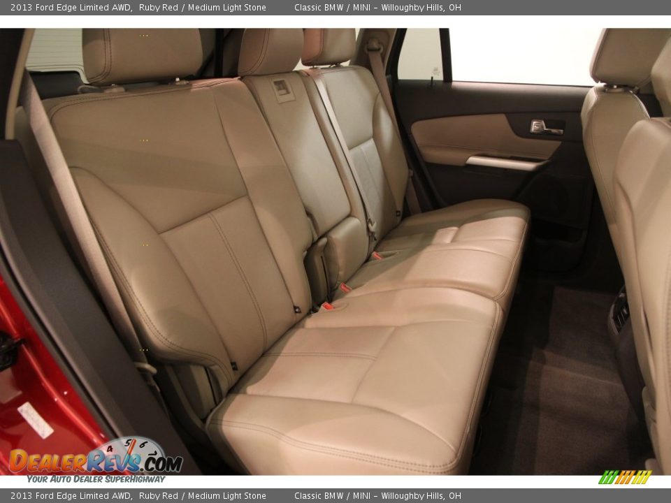 2013 Ford Edge Limited AWD Ruby Red / Medium Light Stone Photo #14