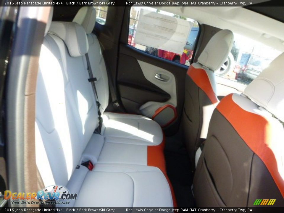 Rear Seat of 2016 Jeep Renegade Limited 4x4 Photo #8