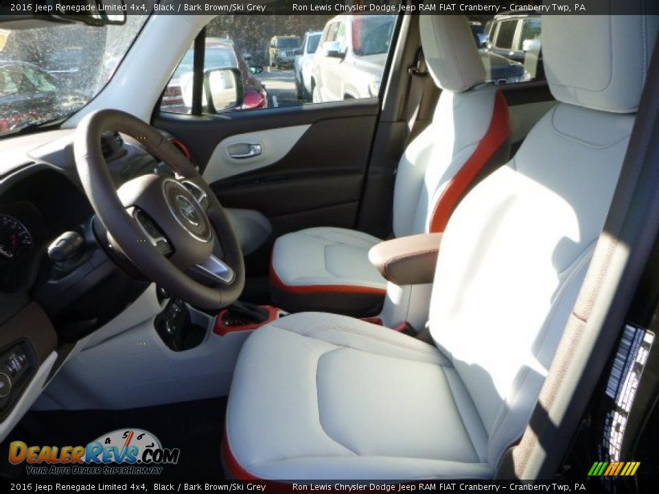 Front Seat of 2016 Jeep Renegade Limited 4x4 Photo #16