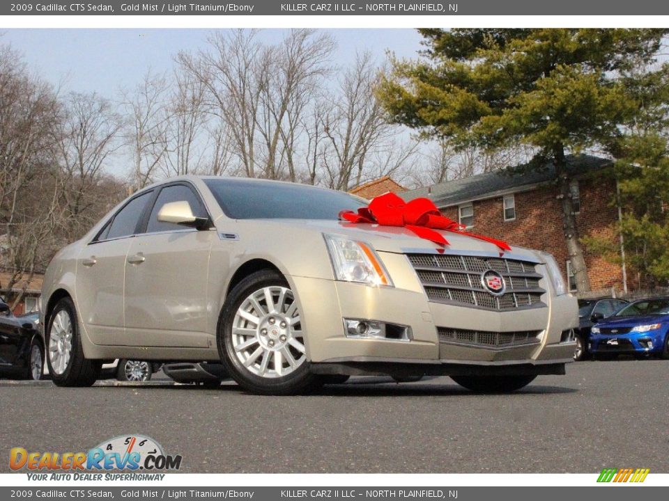 2009 Cadillac CTS Sedan Gold Mist / Light Titanium/Ebony Photo #11