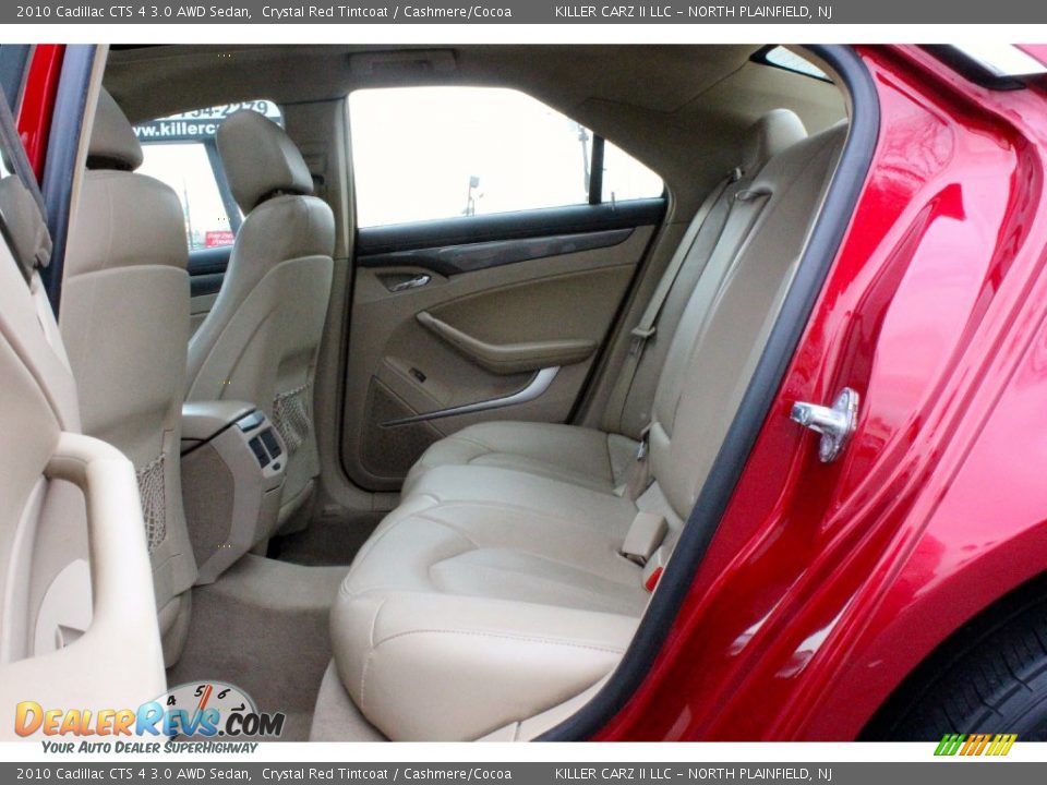 2010 Cadillac CTS 4 3.0 AWD Sedan Crystal Red Tintcoat / Cashmere/Cocoa Photo #29