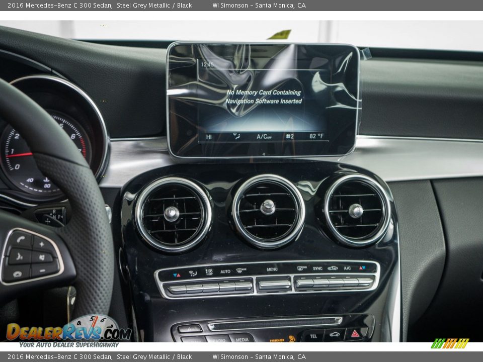 2016 Mercedes-Benz C 300 Sedan Steel Grey Metallic / Black Photo #7