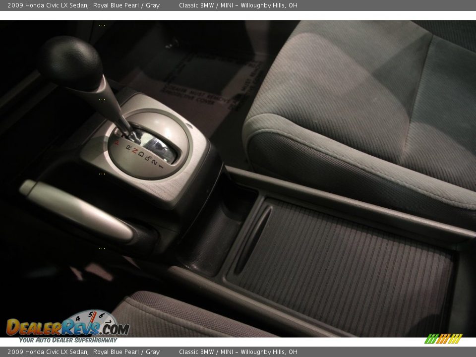 2009 Honda Civic LX Sedan Royal Blue Pearl / Gray Photo #9