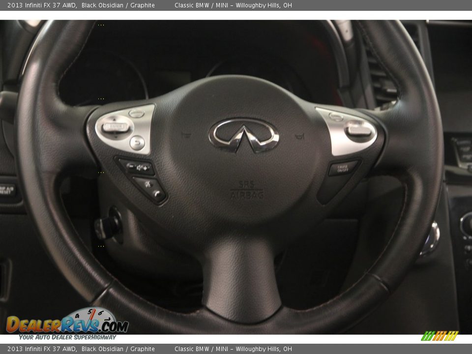 2013 Infiniti FX 37 AWD Steering Wheel Photo #7