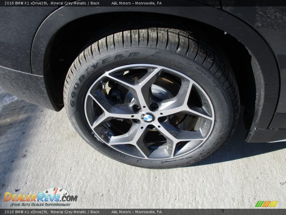 2016 BMW X1 xDrive28i Mineral Grey Metallic / Black Photo #3