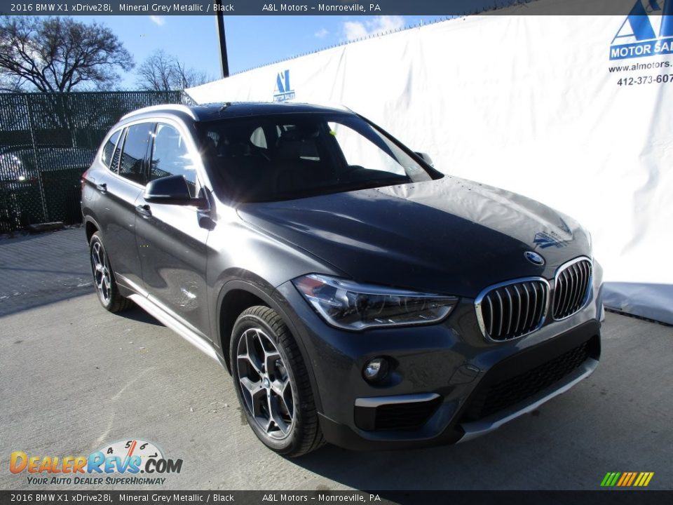 2016 BMW X1 xDrive28i Mineral Grey Metallic / Black Photo #5