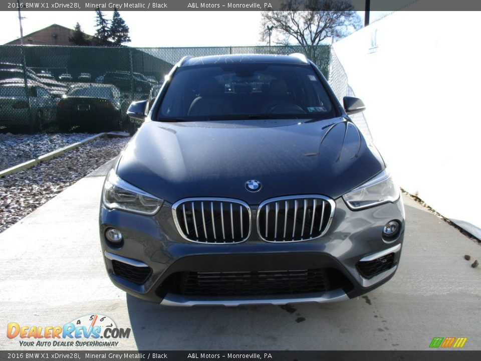 2016 BMW X1 xDrive28i Mineral Grey Metallic / Black Photo #6