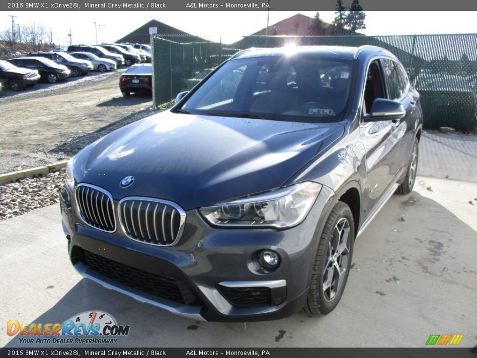 2016 BMW X1 xDrive28i Mineral Grey Metallic / Black Photo #7