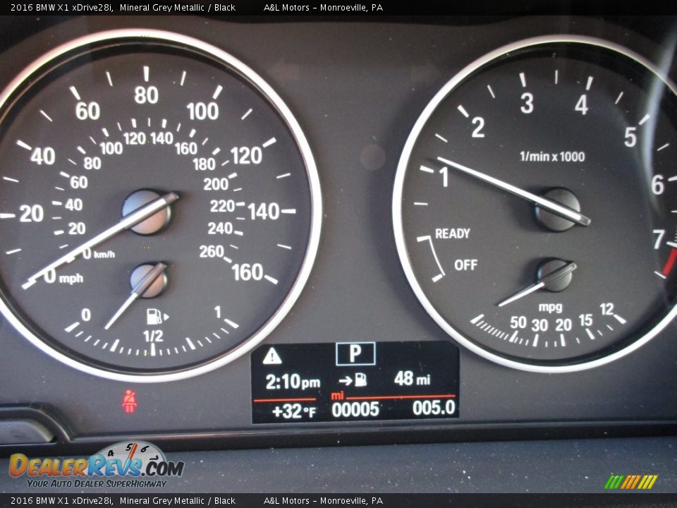 2016 BMW X1 xDrive28i Mineral Grey Metallic / Black Photo #20