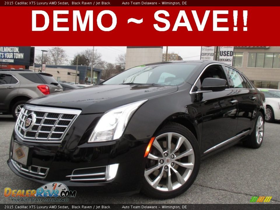 2015 Cadillac XTS Luxury AWD Sedan Black Raven / Jet Black Photo #1
