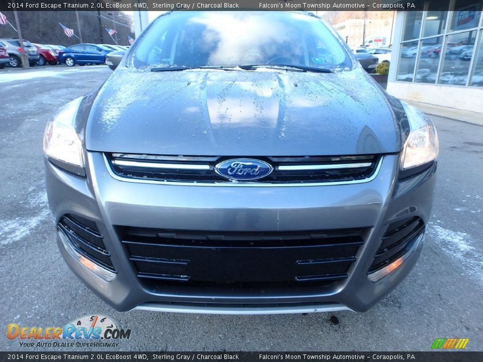 2014 Ford Escape Titanium 2.0L EcoBoost 4WD Sterling Gray / Charcoal Black Photo #3