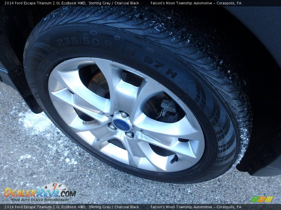2014 Ford Escape Titanium 2.0L EcoBoost 4WD Sterling Gray / Charcoal Black Photo #4