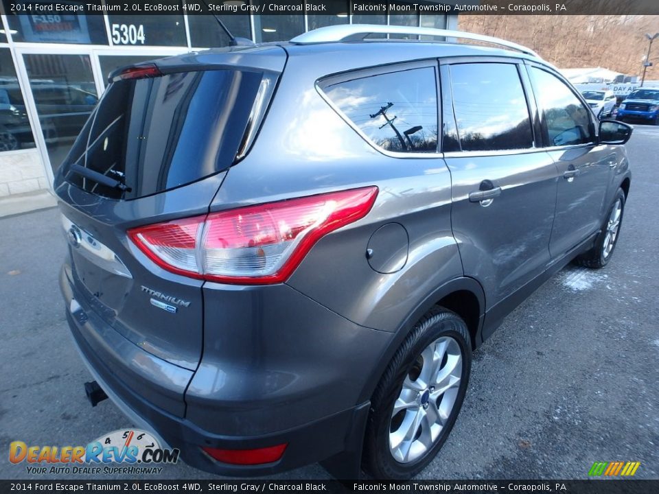 2014 Ford Escape Titanium 2.0L EcoBoost 4WD Sterling Gray / Charcoal Black Photo #5