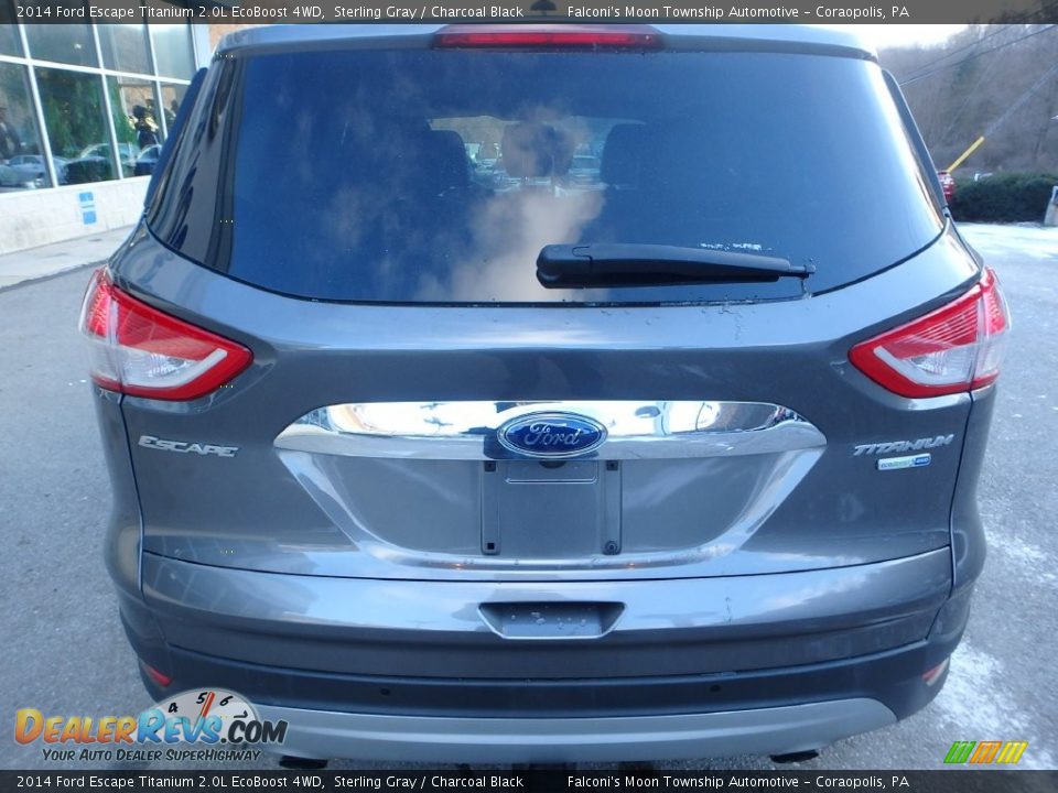 2014 Ford Escape Titanium 2.0L EcoBoost 4WD Sterling Gray / Charcoal Black Photo #6