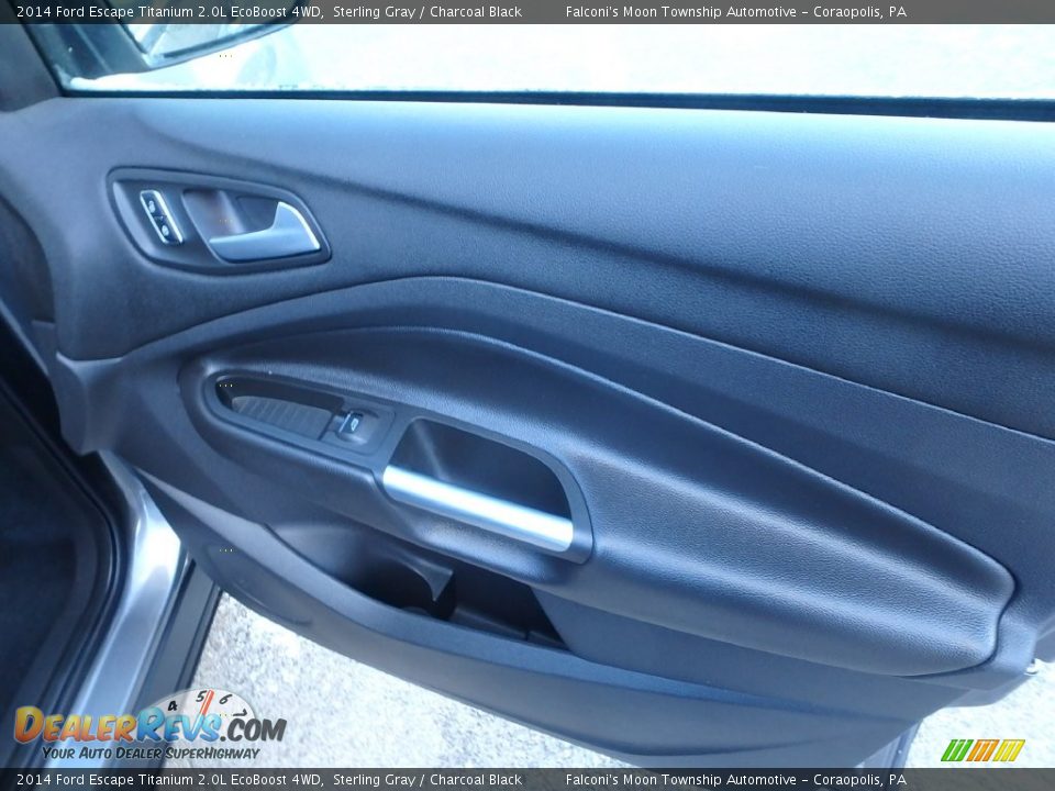 2014 Ford Escape Titanium 2.0L EcoBoost 4WD Sterling Gray / Charcoal Black Photo #12
