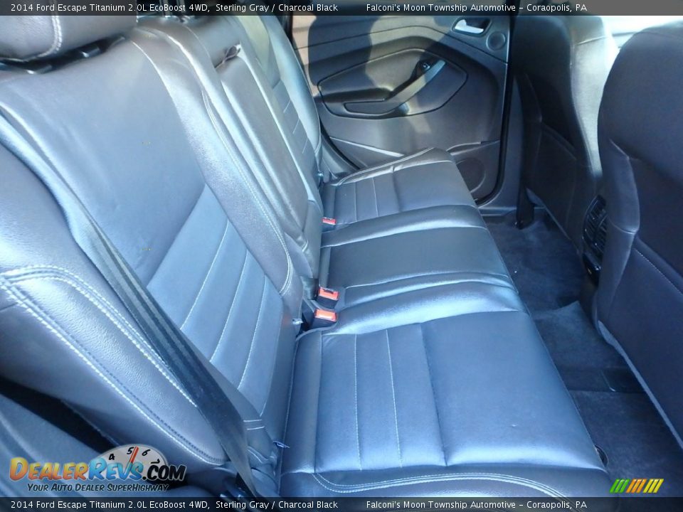 2014 Ford Escape Titanium 2.0L EcoBoost 4WD Sterling Gray / Charcoal Black Photo #13