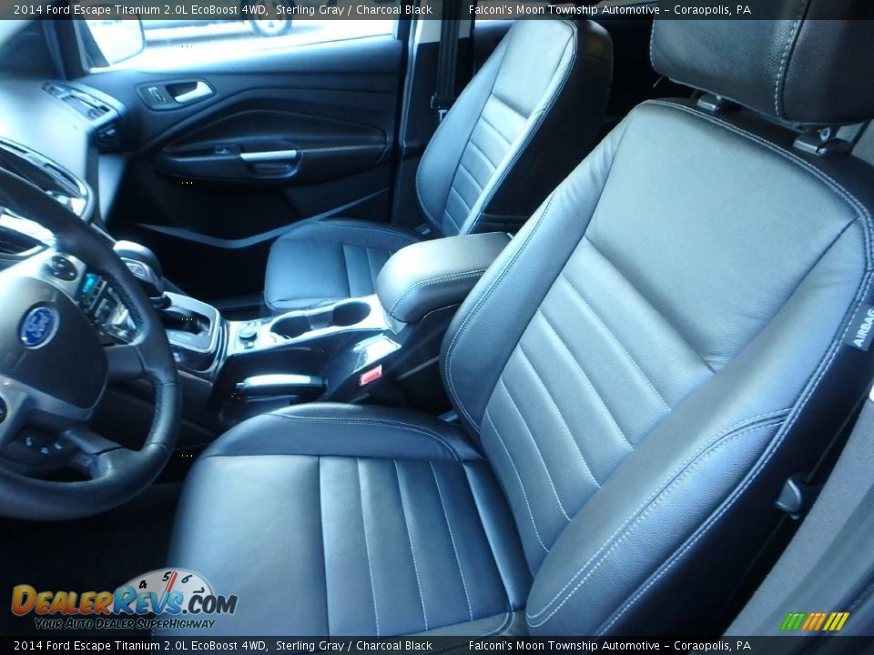 2014 Ford Escape Titanium 2.0L EcoBoost 4WD Sterling Gray / Charcoal Black Photo #15