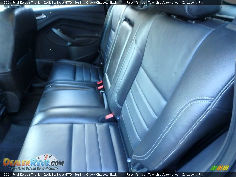 2014 Ford Escape Titanium 2.0L EcoBoost 4WD Sterling Gray / Charcoal Black Photo #16