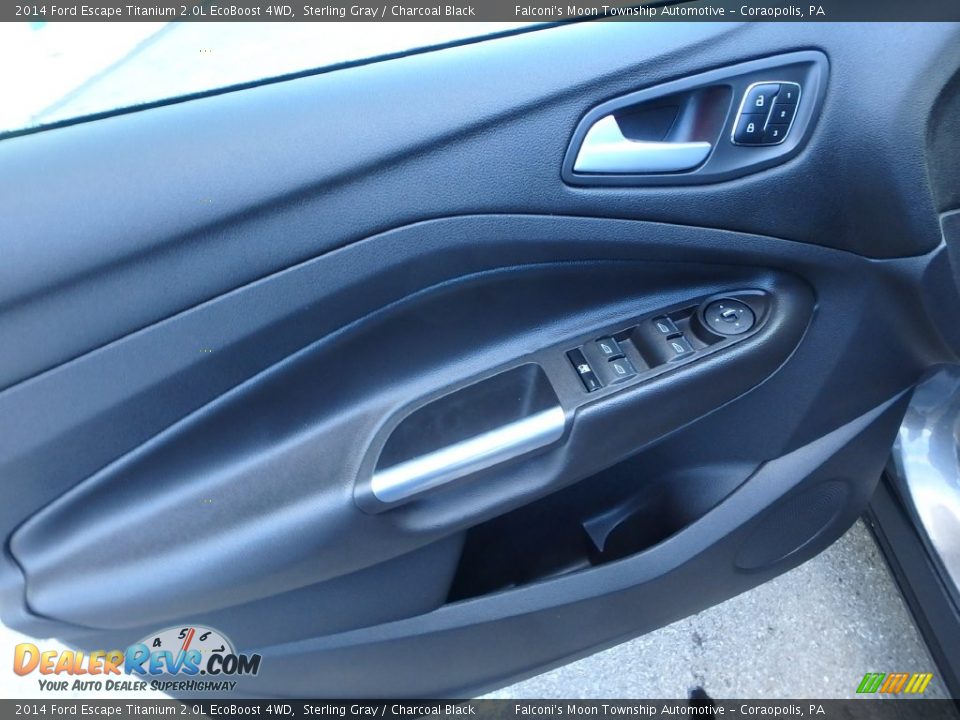 2014 Ford Escape Titanium 2.0L EcoBoost 4WD Sterling Gray / Charcoal Black Photo #19