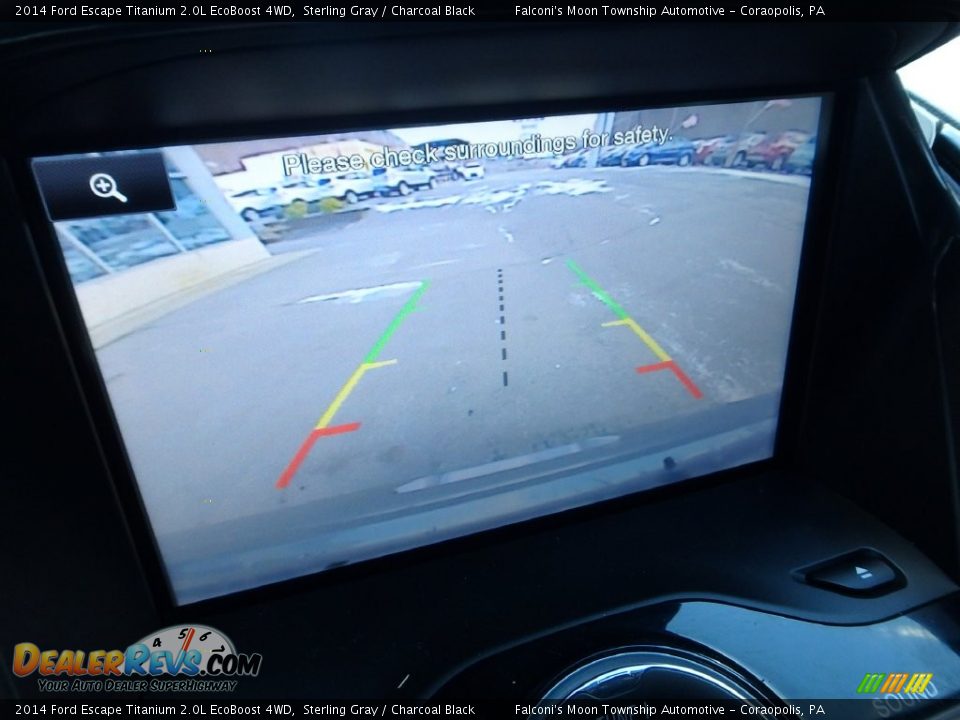 2014 Ford Escape Titanium 2.0L EcoBoost 4WD Sterling Gray / Charcoal Black Photo #25