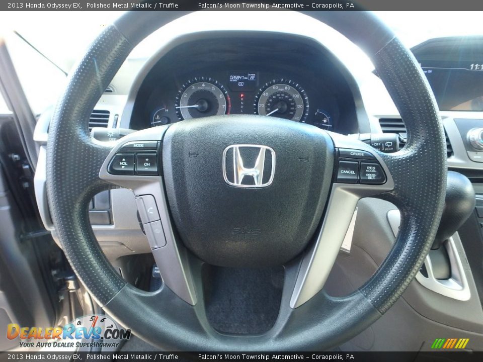 2013 Honda Odyssey EX Polished Metal Metallic / Truffle Photo #20