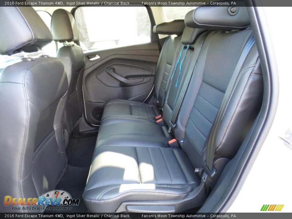 2016 Ford Escape Titanium 4WD Ingot Silver Metallic / Charcoal Black Photo #6