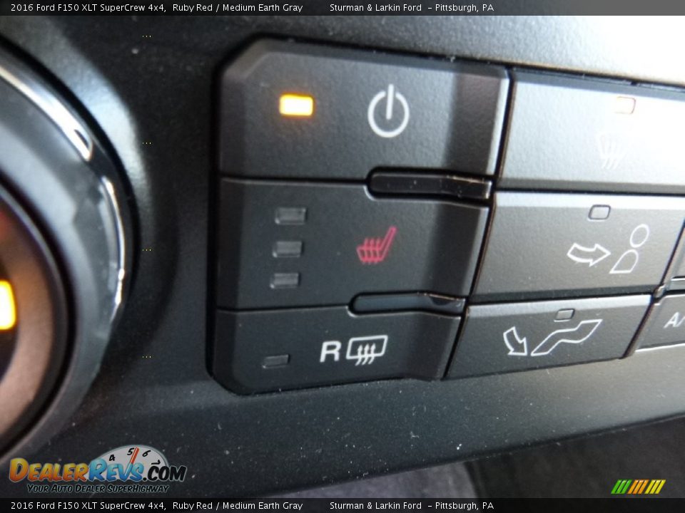 2016 Ford F150 XLT SuperCrew 4x4 Ruby Red / Medium Earth Gray Photo #13