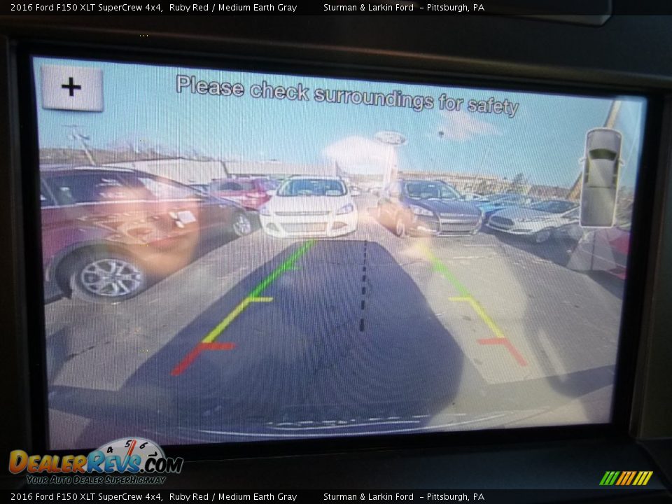 2016 Ford F150 XLT SuperCrew 4x4 Ruby Red / Medium Earth Gray Photo #14
