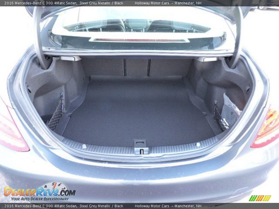 2016 Mercedes-Benz C 300 4Matic Sedan Steel Grey Metallic / Black Photo #6