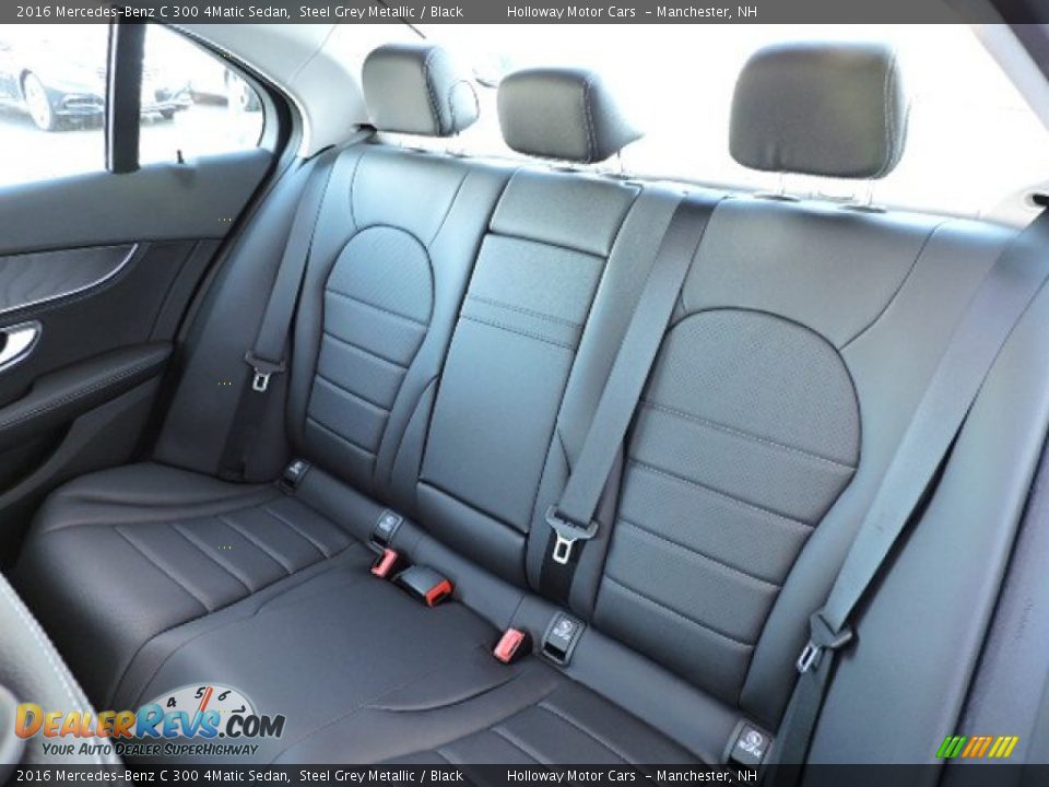 2016 Mercedes-Benz C 300 4Matic Sedan Steel Grey Metallic / Black Photo #7