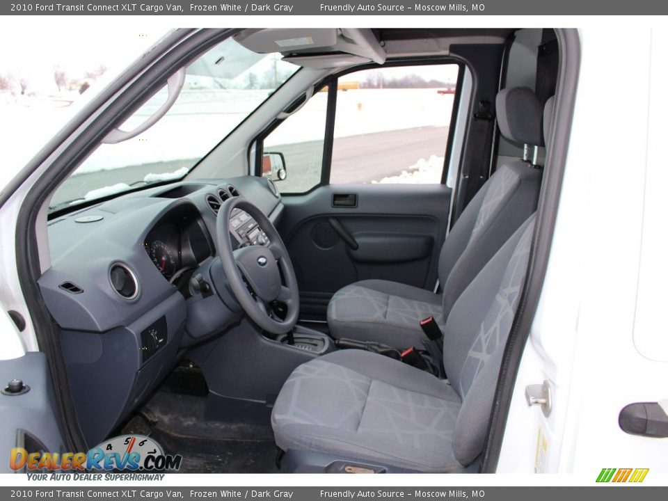 2010 Ford Transit Connect XLT Cargo Van Frozen White / Dark Gray Photo #5