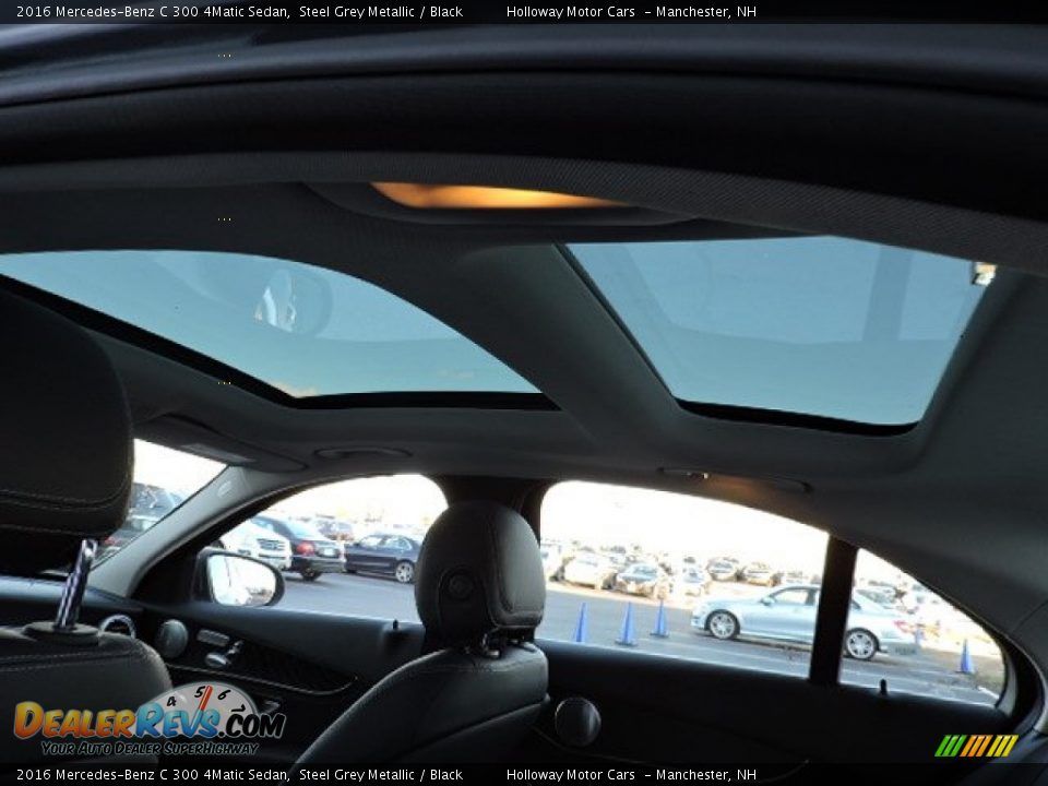 2016 Mercedes-Benz C 300 4Matic Sedan Steel Grey Metallic / Black Photo #14