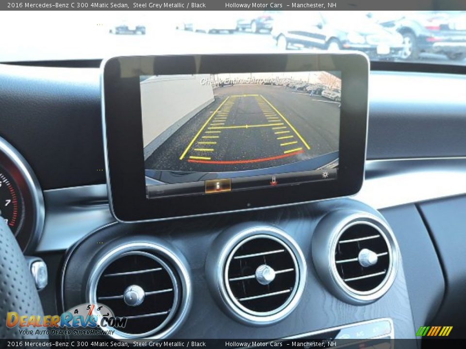 2016 Mercedes-Benz C 300 4Matic Sedan Steel Grey Metallic / Black Photo #16
