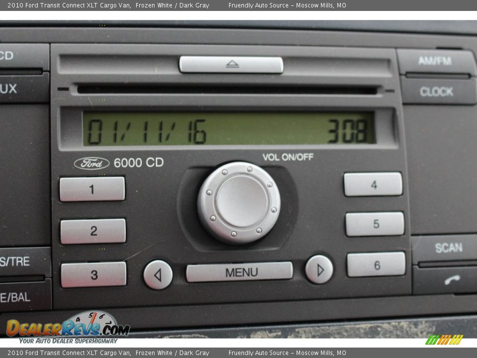 2010 Ford Transit Connect XLT Cargo Van Frozen White / Dark Gray Photo #9