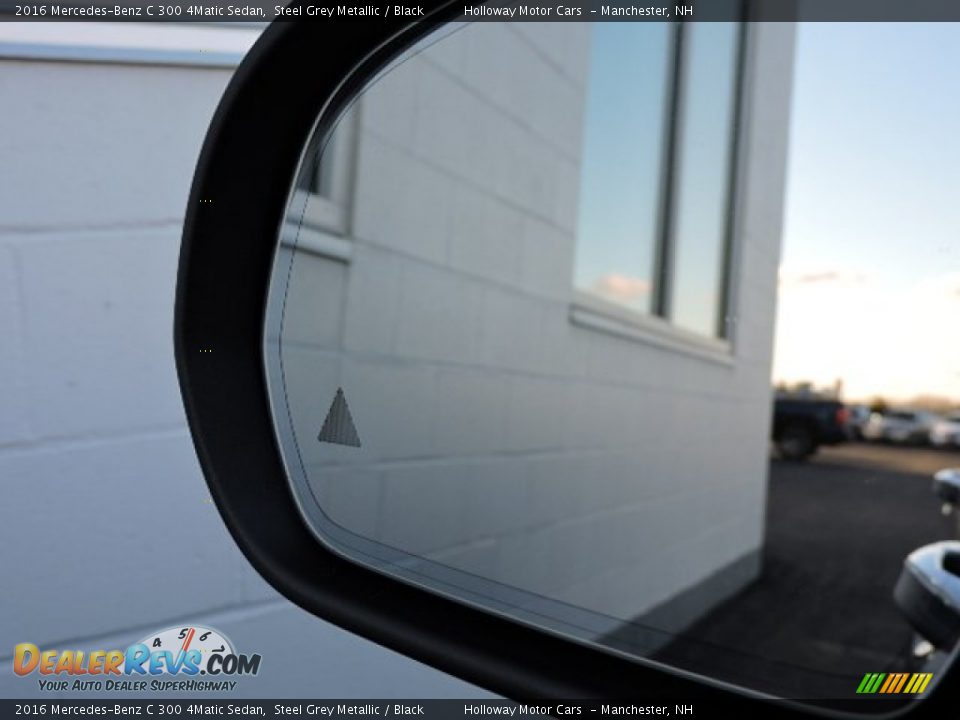 2016 Mercedes-Benz C 300 4Matic Sedan Steel Grey Metallic / Black Photo #17