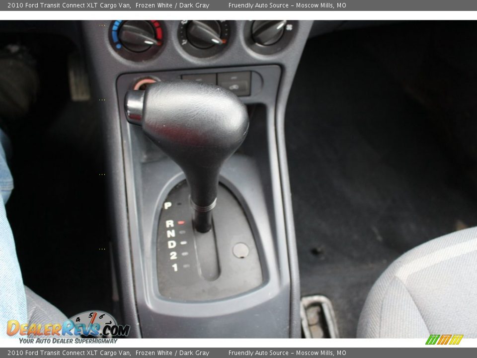 2010 Ford Transit Connect XLT Cargo Van Frozen White / Dark Gray Photo #11