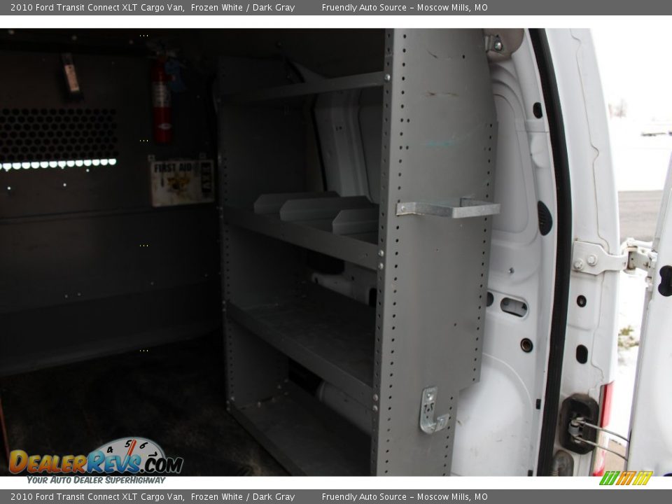 2010 Ford Transit Connect XLT Cargo Van Frozen White / Dark Gray Photo #14