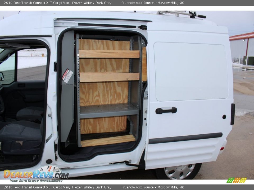 2010 Ford Transit Connect XLT Cargo Van Frozen White / Dark Gray Photo #16