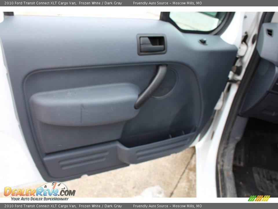 2010 Ford Transit Connect XLT Cargo Van Frozen White / Dark Gray Photo #18