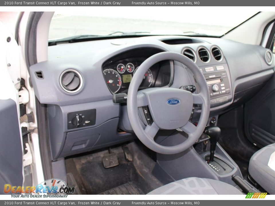 2010 Ford Transit Connect XLT Cargo Van Frozen White / Dark Gray Photo #19