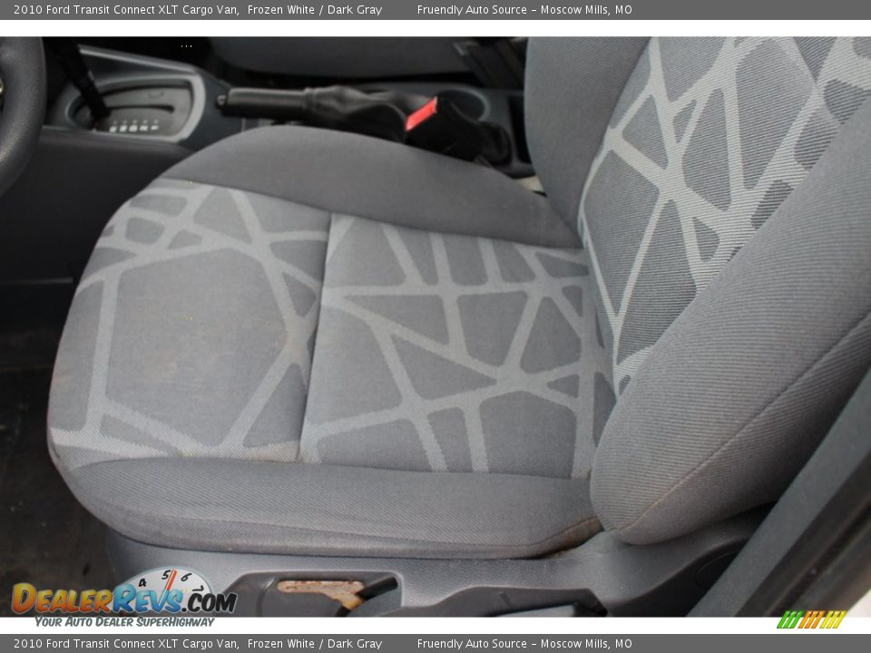 2010 Ford Transit Connect XLT Cargo Van Frozen White / Dark Gray Photo #20