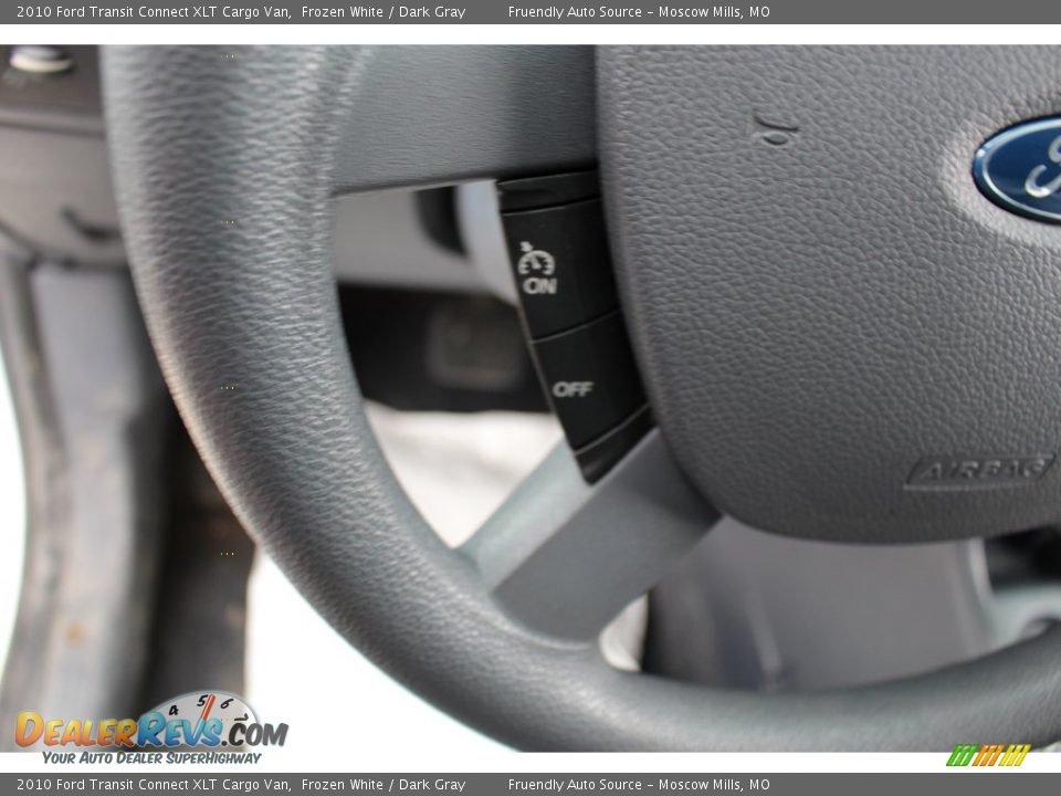 2010 Ford Transit Connect XLT Cargo Van Frozen White / Dark Gray Photo #21