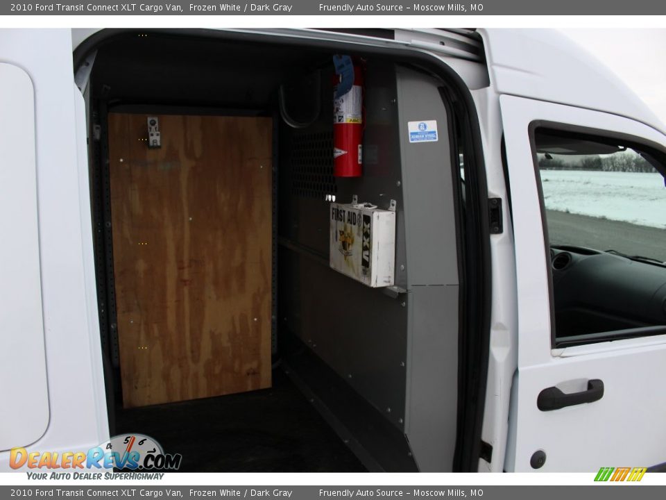 2010 Ford Transit Connect XLT Cargo Van Frozen White / Dark Gray Photo #26