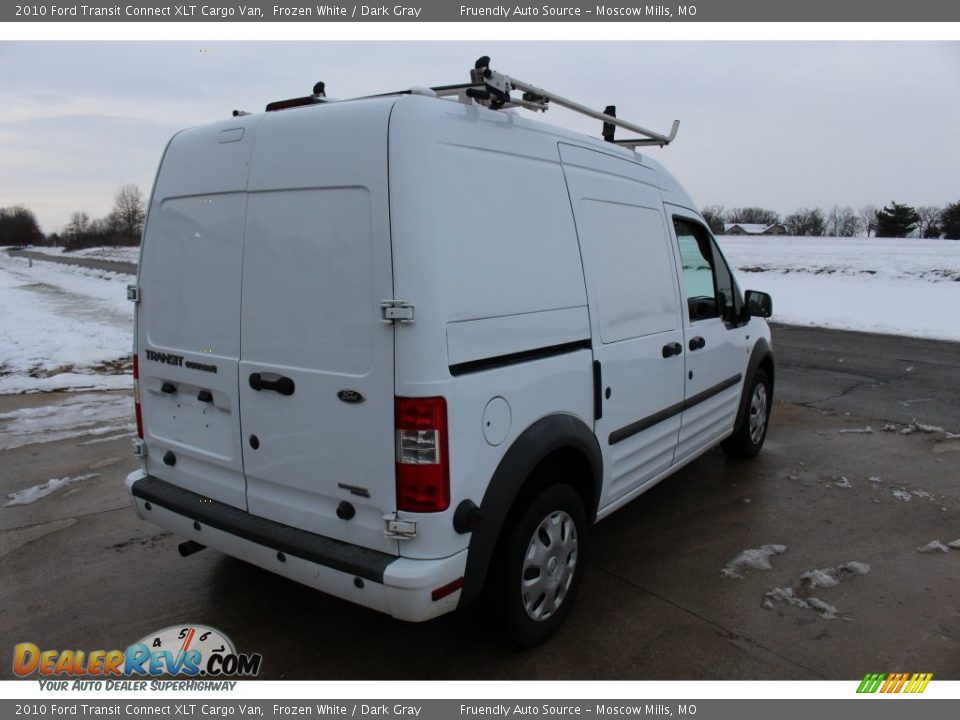 2010 Ford Transit Connect XLT Cargo Van Frozen White / Dark Gray Photo #27