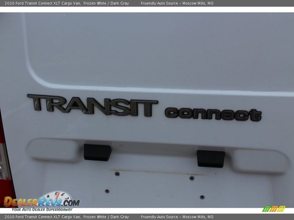 2010 Ford Transit Connect XLT Cargo Van Frozen White / Dark Gray Photo #30