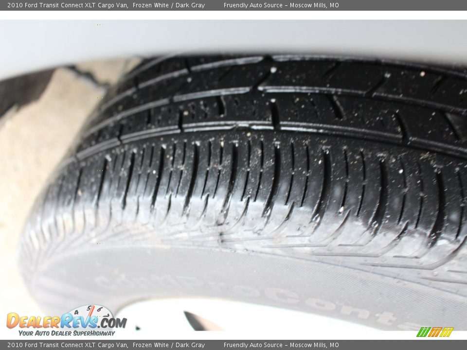 2010 Ford Transit Connect XLT Cargo Van Frozen White / Dark Gray Photo #31