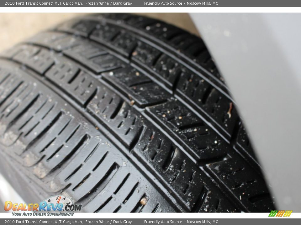 2010 Ford Transit Connect XLT Cargo Van Frozen White / Dark Gray Photo #32