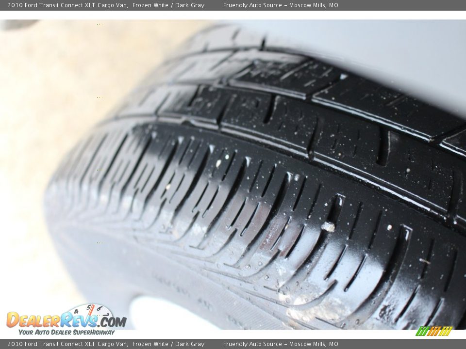 2010 Ford Transit Connect XLT Cargo Van Frozen White / Dark Gray Photo #33